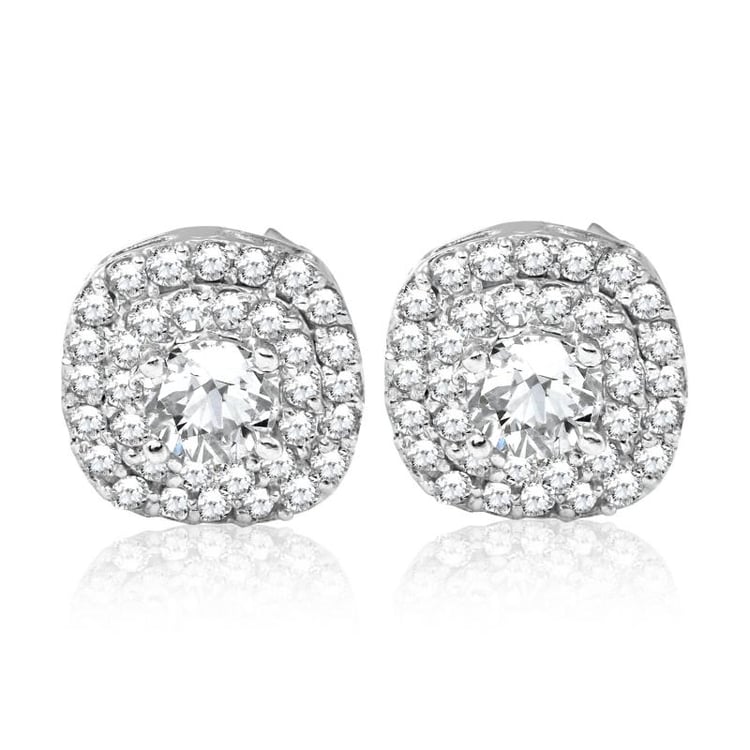 Diamantové náušnice ze zlata Emanie