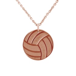 Stříbrný přívěsek míč s gravírem dle vaší volby Volleyball