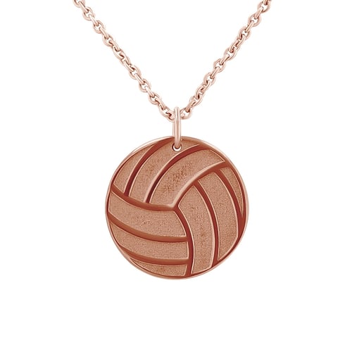 Stříbrný přívěsek míč s gravírem dle vaší volby Volleyball