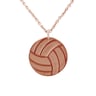 Stříbrný přívěsek míč s gravírem dle vaší volby Volleyball