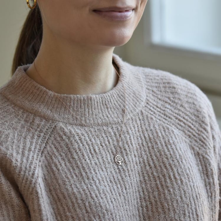 Náhrdelník z růžového zlata 41723