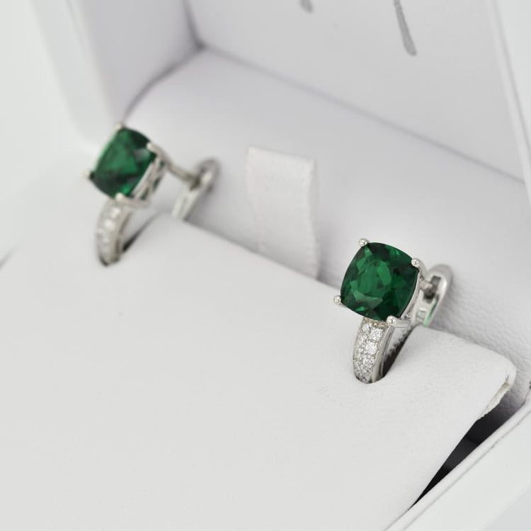 Náušnice se smaragdy 16574