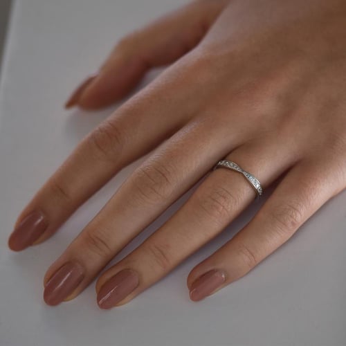 Eternity prsten s lab-grown diamanty Turpein
