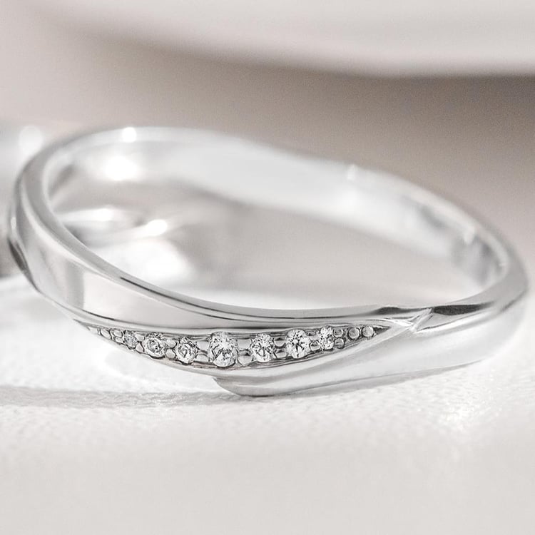 Snubní prsteny ze zlata s diamanty Abella 157196