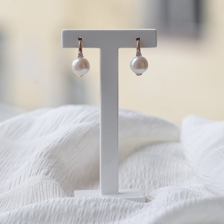 Pozlacené visací náušni 65327