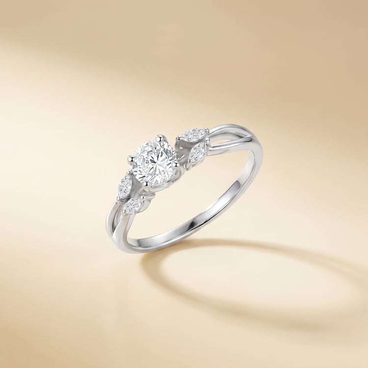 Zásnubní prsten s výběrem písmene a diamanty Halym 167470