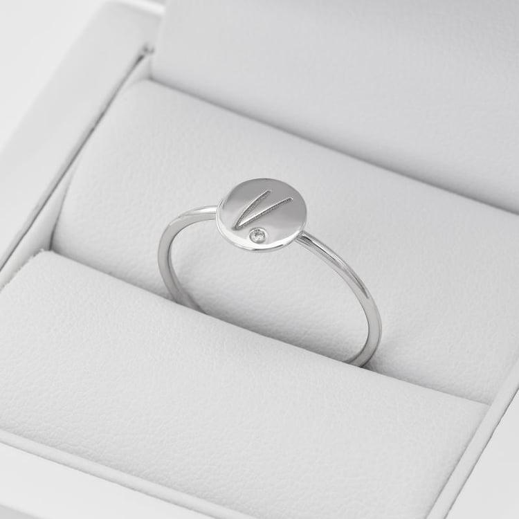 Prsten s diamantem 33726