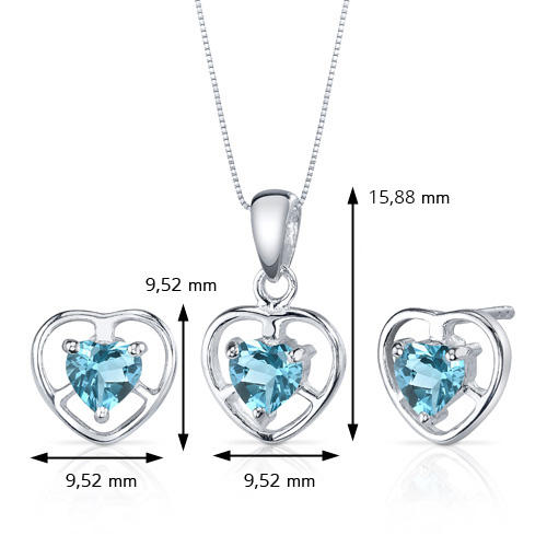 Stříbrná topásová kolekce 1821