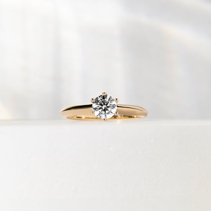 Zásnubní prsten s lab-grown diamantem Vanani