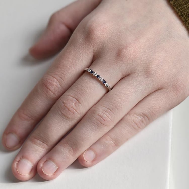 Platinový eternity prsten 29331