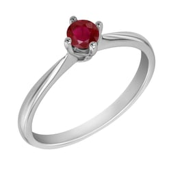 Zásnubní prsten s rubínem Sevati