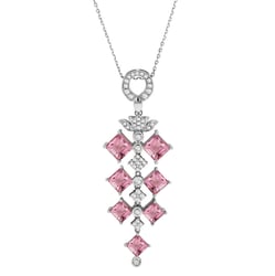 Přívěsek plný turmalínů a diamantů Dalisa