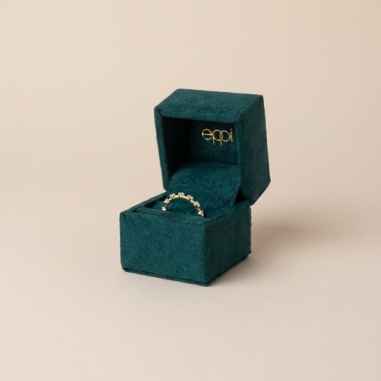 Rozvodový eternity prsten s lab-grown diamanty Sui 166474