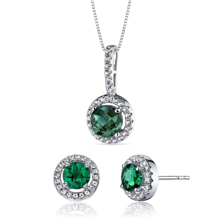 Smaragdová kolekce šperků ze zlata Odetta