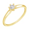 Solitaire prsten s lab-grown diamantem Leandra