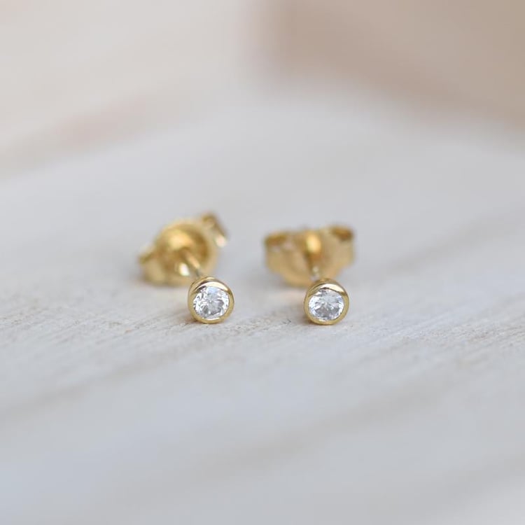 Minimalistický set šperků s diamanty Misu 147343