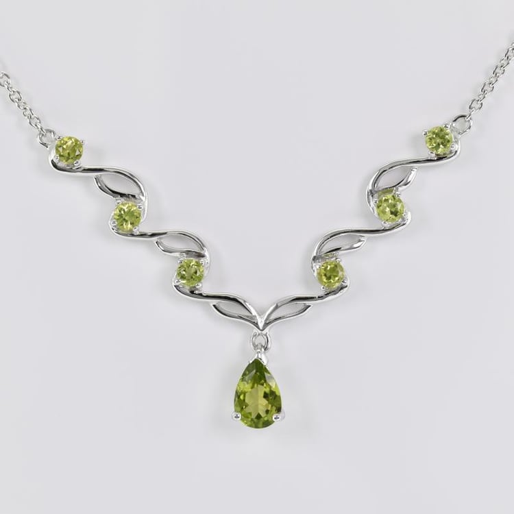 Náhrdelník s olivíny 14699