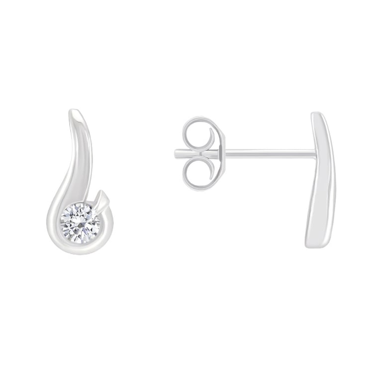 Elegantní náušnice s 0.20 ct diamanty Evert 119913