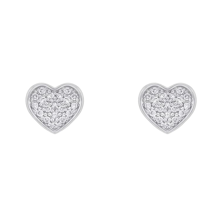 Náušnice z bílého zlata