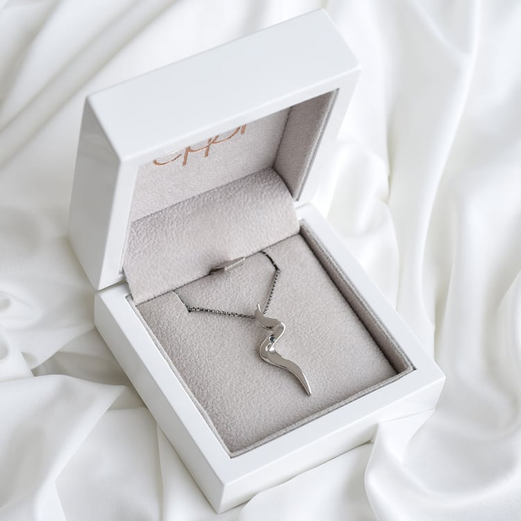 Diamantový přívěsek ze stříbra 86224