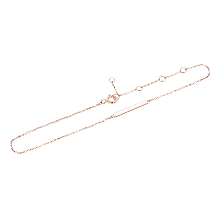 Stříbrný minimalistický náramek na nohu Josiah 123550