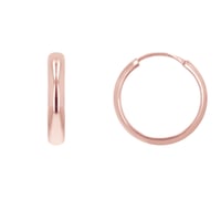 Zlaté kruhové náušnice Dorian