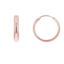 Zlaté kruhové náušnice Dorian