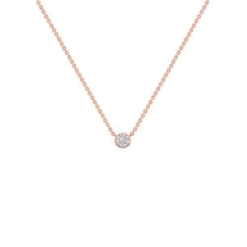 Minimalistický náhrdelník s moissanitem Glosie