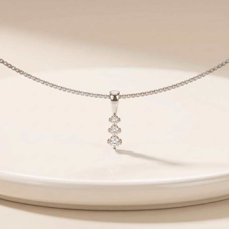 Minimalistický diamantový přívěsek Zusa 170375