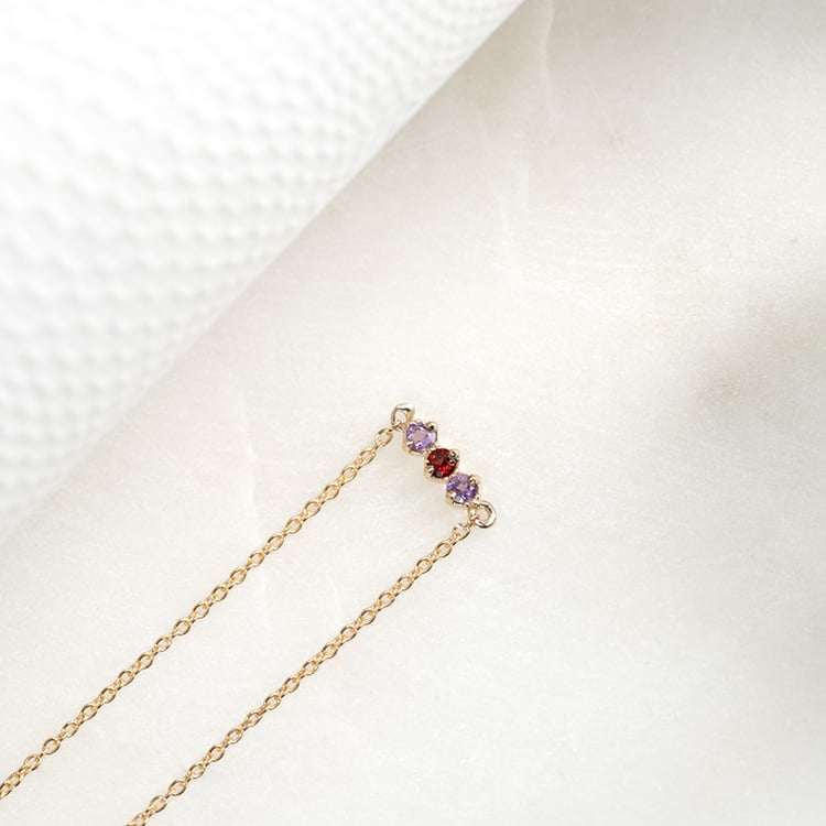 Stříbrný náramek s drahokamy dle vašeho výběru Joe 133304