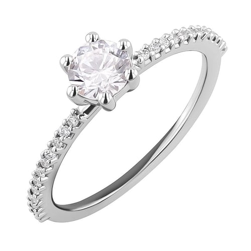 Zásnubní prsten s lab-grown diamanty Cynthia