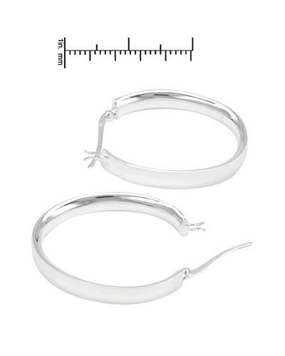 Kruhové náušnice ze stříbra 1080