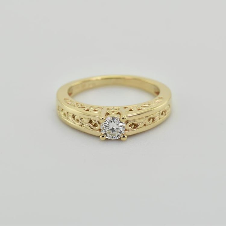 Diamantový prsten ze zlata 74086