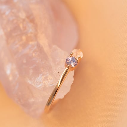 Duo prsten s drahokamy dle vašeho výběru Cope