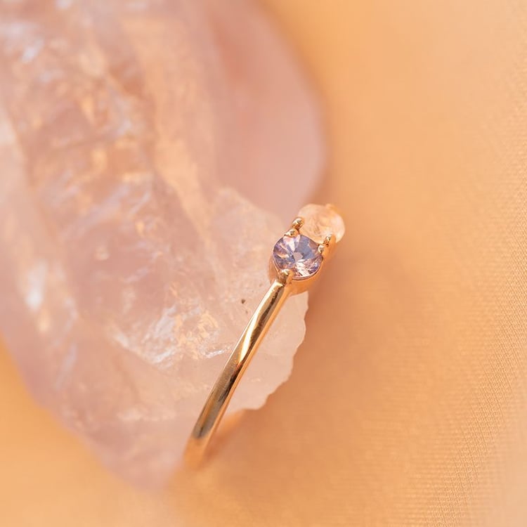 Duo prsten s drahokamy dle vašeho výběru Cope 99930