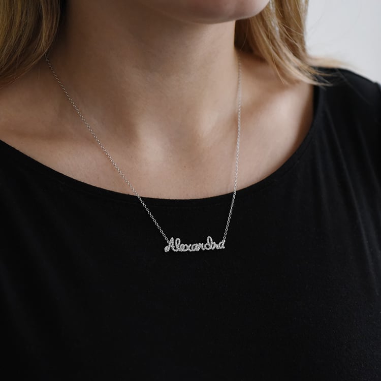 Diamantový náhrdelník 90389