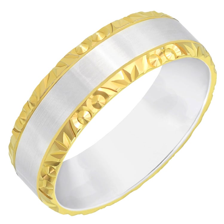 Pánský vintage snubní prsten 60832