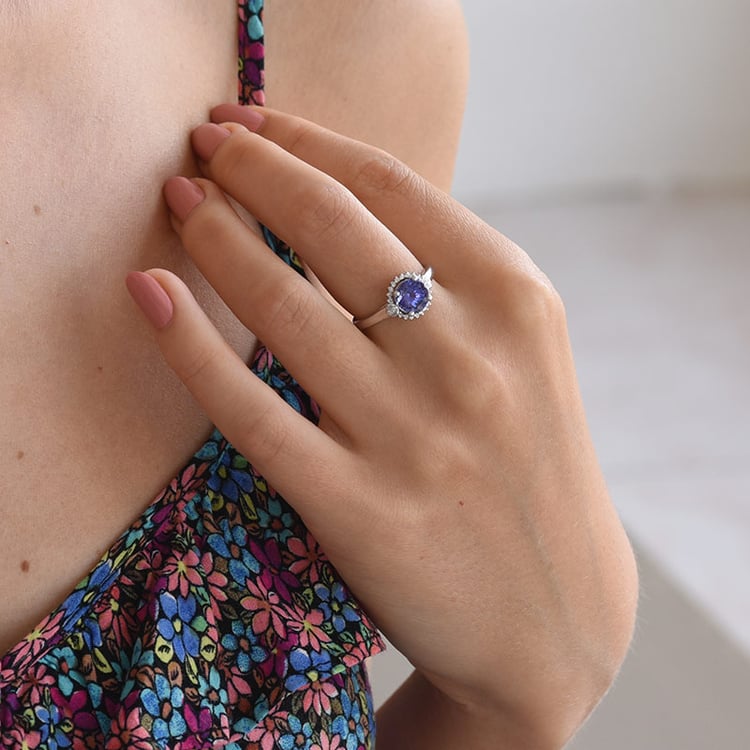 Prsten s tanzanitem 67761