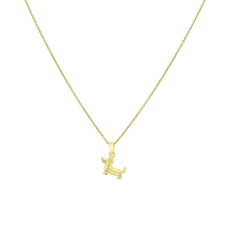 Stříbrný přívěsek ve tvaru jezevčíka Nessa 170823