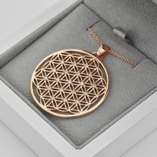 Květ života v přívěsku s diamanty Abelly