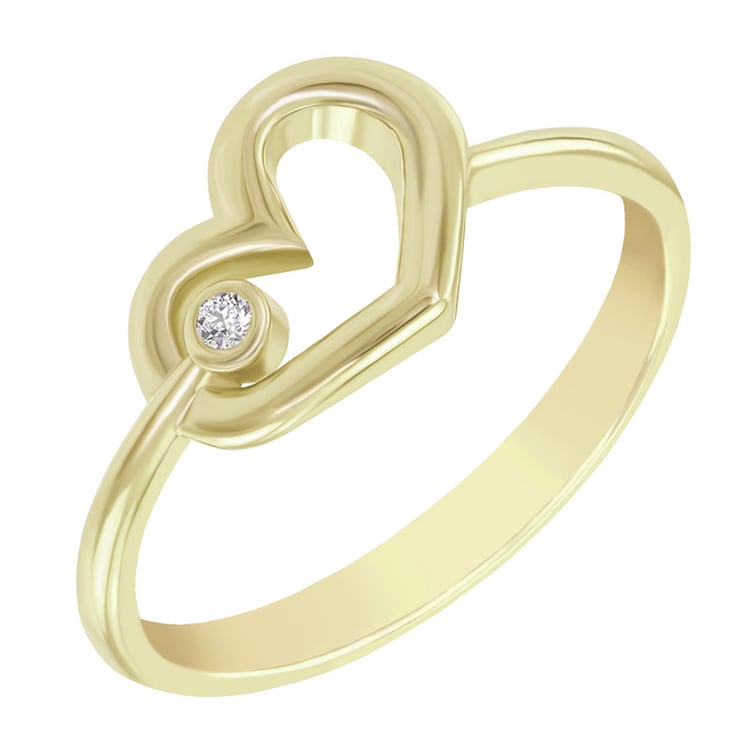 Prsten ve tvaru srdce 40294