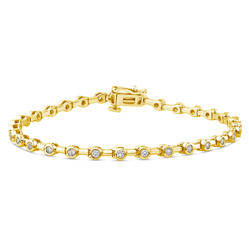 Stříbrný náramek s lab-grown diamanty Joslyn