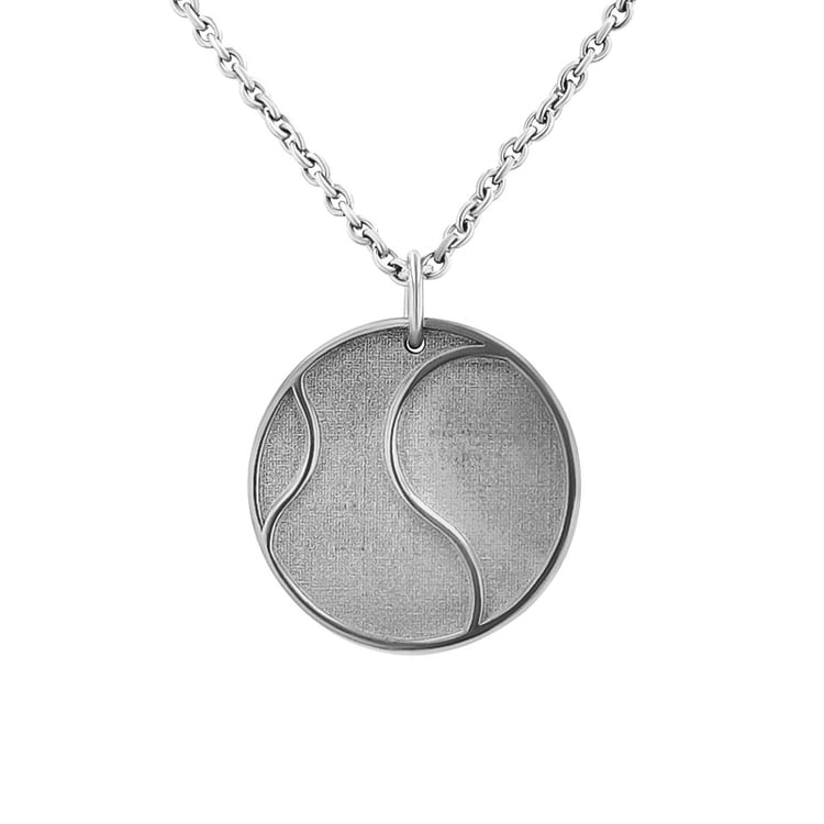 Stříbrný přívěsek míč s gravírem dle vaší volby Tennis 124131