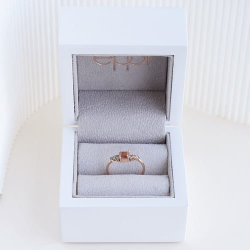 Prsten se salt and pepper diamanty Jun