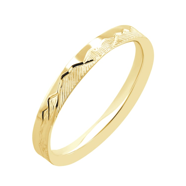 Snubní prsteny s ruční rytinou hor Safa 116393