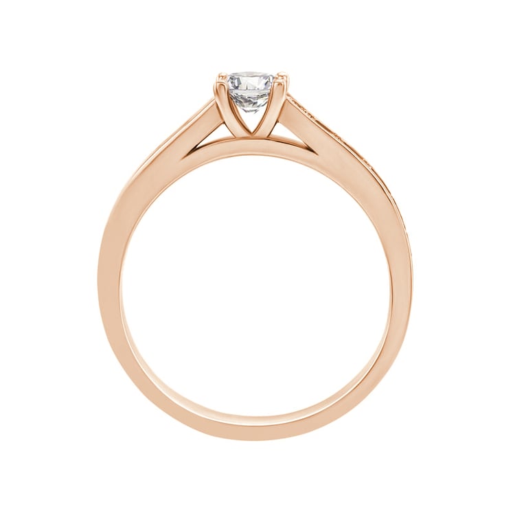 Zlatý zásnubní prsten 29741