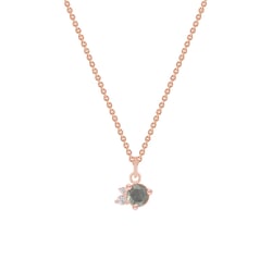 Zlatý přívěsek se salt and pepper diamantem Niria