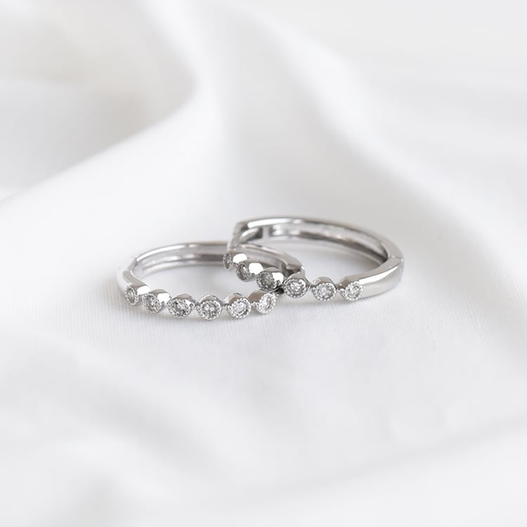 Zlaté náušnice s diamanty 93766