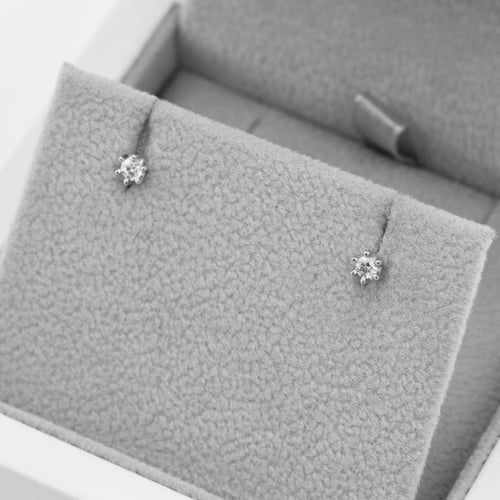 Náušnice s výběrem karátové váhy lab-grown diamantu Catarina