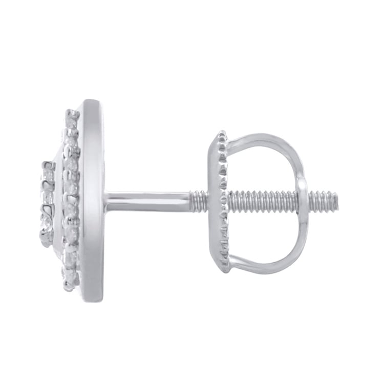 Zlaté diamantové náušnice 19072